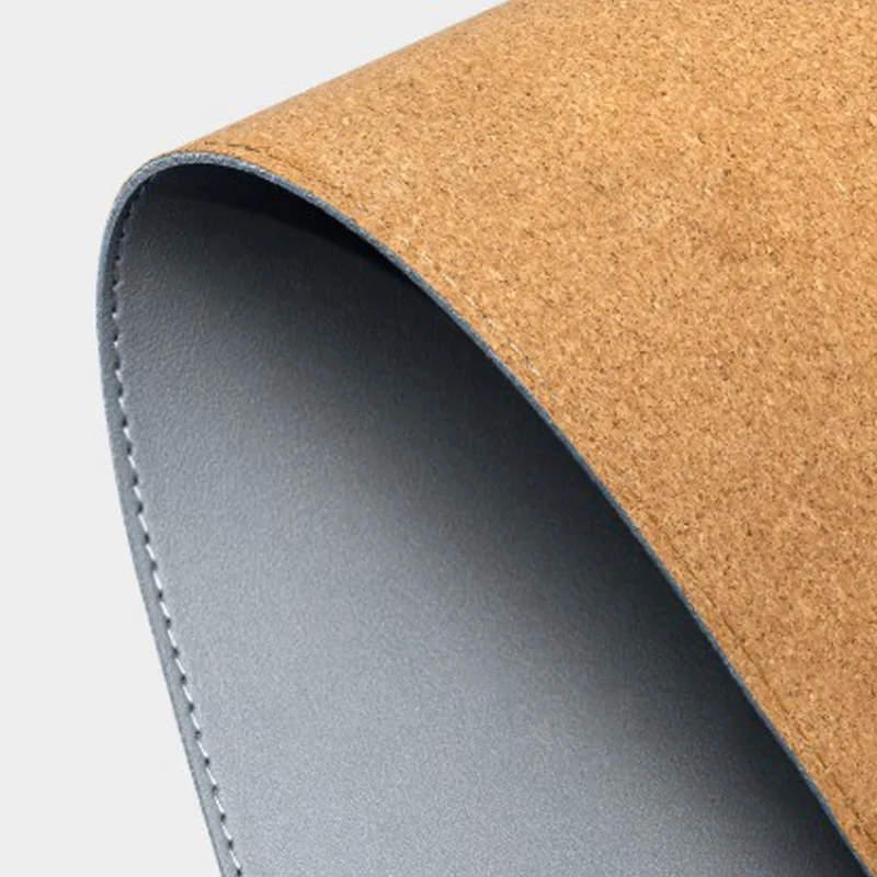 Custom Cork and Leather Desk Mat – product view